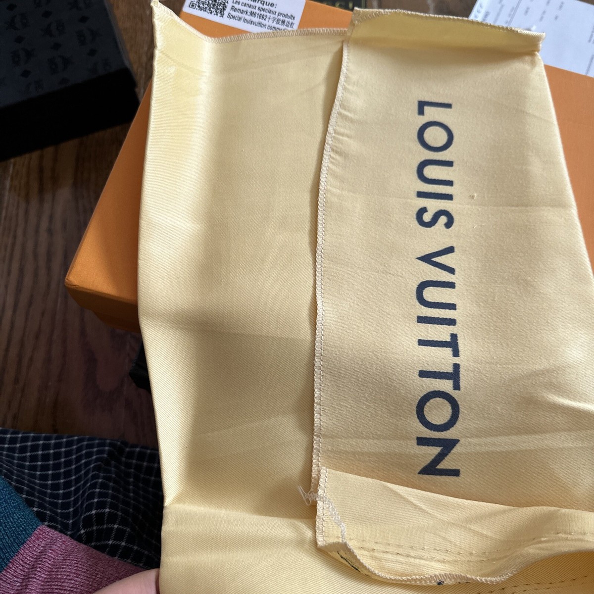 Louis Vuitton Empty Shortage Dust Bag Large Jewelry Box Holder