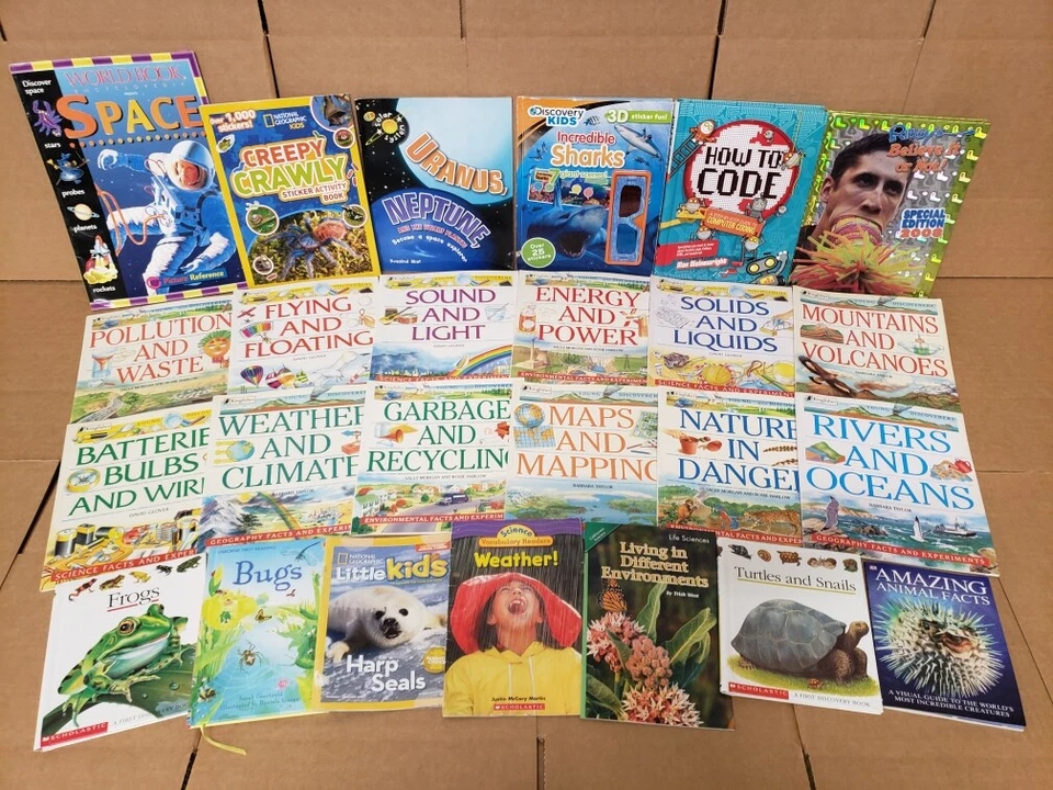 Lot of 25 Science Nature Experiment Animal Educational Learn Kid Child Books MIX - Image 4 of 4