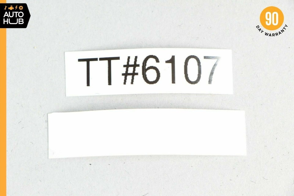 Used OEM Mercedes Engine Plastic Cover Panel Emblem – Fits W220 S500 SL500 CL500 00-06