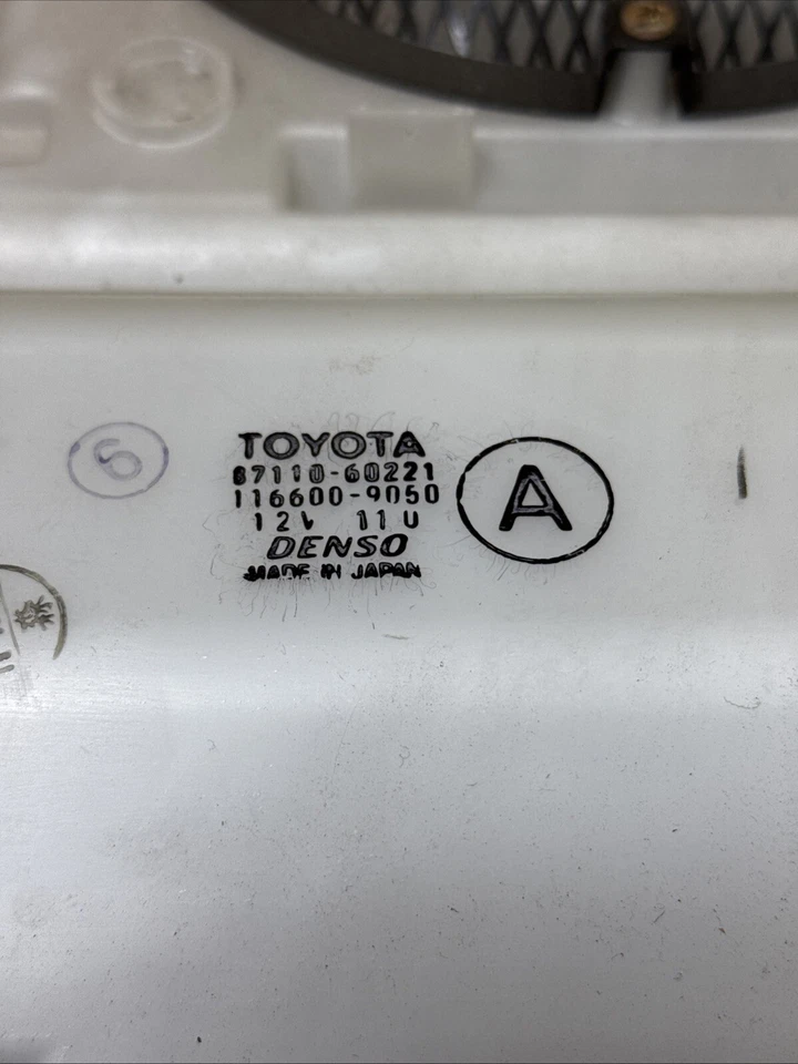 Toyota Land Cruiser 1998-2007 LX470 Rear A/C AC Air HVAC Housing Blower Motor - Image 3 of 4
