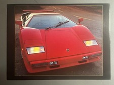 1988 Lamborghini Countach Coupe Picture, Print - RARE!! Frameable Awesome L@@K
