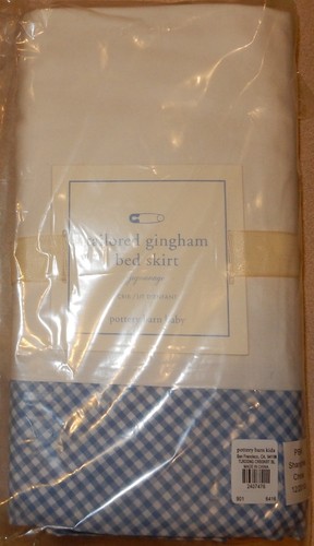 Baby Crib Skirt Dust Ruffle 