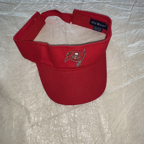Tampa Bay Buccaneers Visor Cap Hat Red 