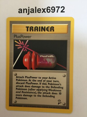 TOP Pokemon Karten 2.Generation Base Set Plus Power 113/130 NEAR MINT