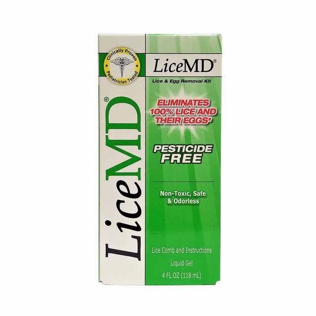LiceMD Lice And Egg Removal Treatment Liquid Gel Kit, 4 Oz, 1 Box Each, By LiceM eBay
