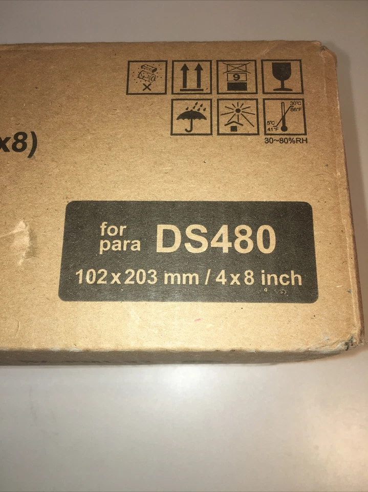 DNP 4x8" Media Set for DS480 Printer DS480 Premium Digital 200 Images X 2 Rolls - Image 2 of 4