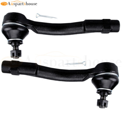 2x Front Outer Tie Rod Ends For 2005-10 Kia Sportage Hyundai Tucson ES800036