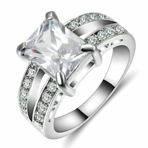 ANILLO TOPACIO-CLARO Y ACENTO CIRCONITA CÚBICA CON RELLENO DE ORO-TALLA 9 POR EL REY DE LA BISUTERÍA Foto 2 de 2