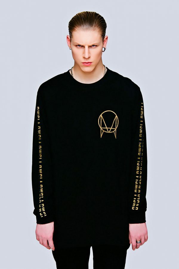 Long x Owsla Gold Print Long Slv T Shirt Unisex Sizes-S & L Long x Owsla Gold Print Long Slv T Shirt Unisex Sizes-S & L