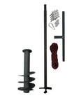 PWSAM Hand Auger 4inch / 3ft Water well Earth Borer