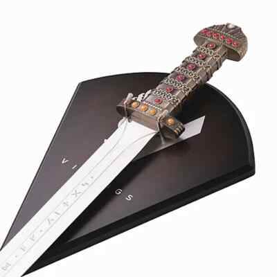 #ad Viking Sword of Kings Horik Ragnar And Bjorn Viking Sword With Wall Plaque $92.99