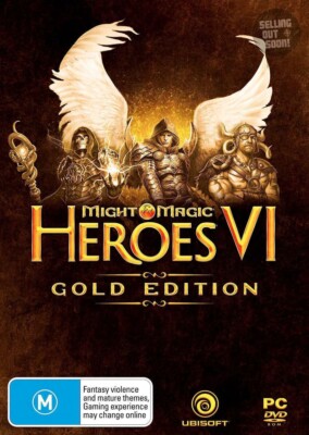 Might & Magic Heroes VI 6 PC *NEW *SEALED *OZI *Map +2 EXTRA Adv Pk GOLD EDITION