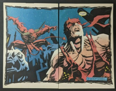 Hellspawn Daredevil Doppelganger Comic Panel Poster Splash Page Art Pin-Up