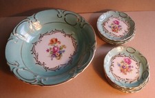 Gebäckschale & 6 Teller - Martinroda Porzellan