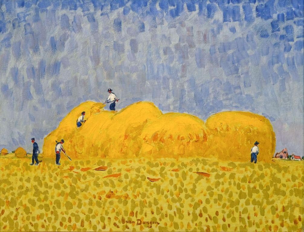 Haystacks by Kees van Dongen 1904 – Fauvist Dutch Modernist Rural