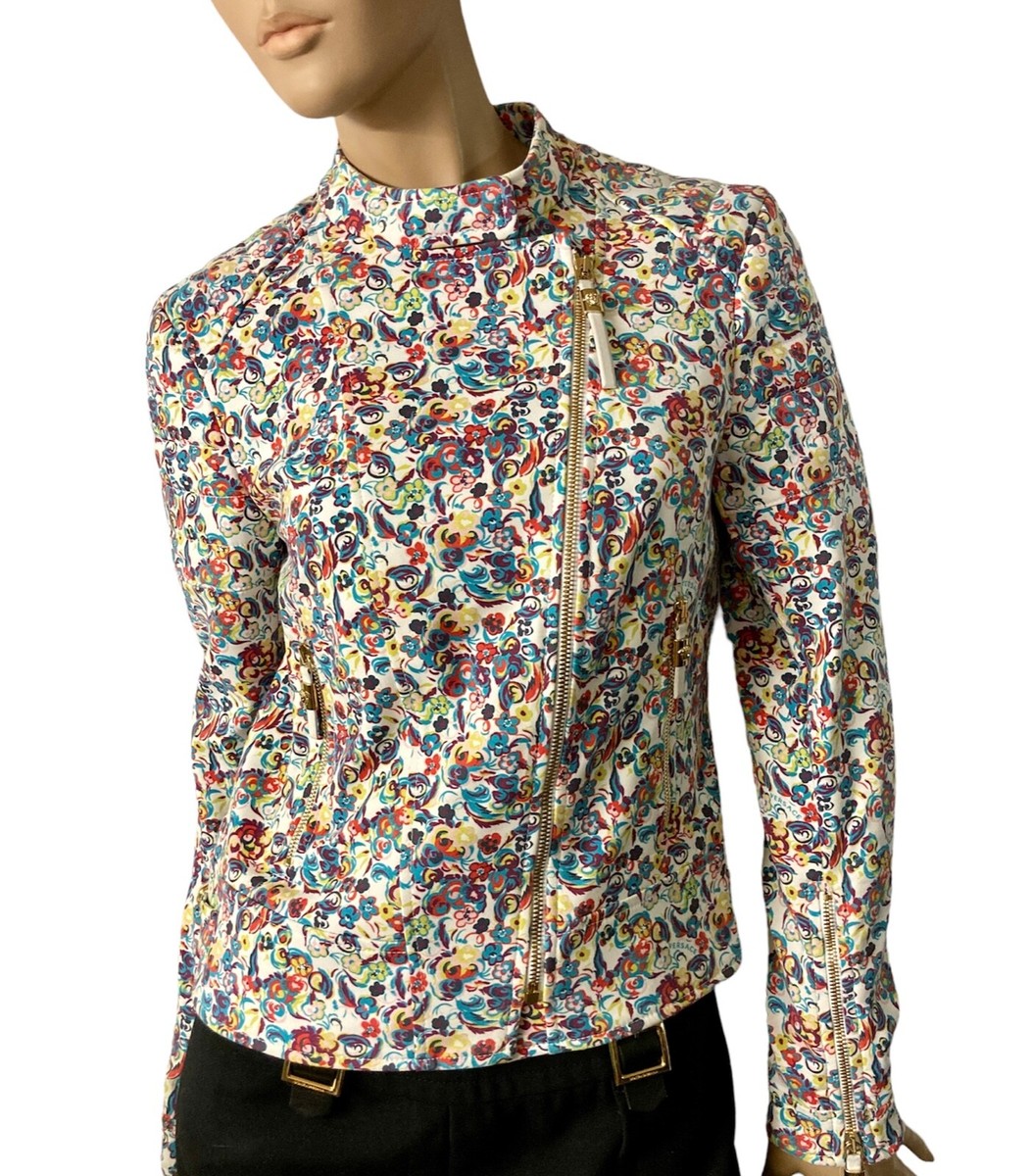 Versace woman jacket flower Metal gold medusa luxury s italy coat