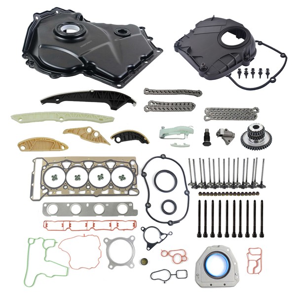 Reparatursatz Steuerkettensatz FüR 1.8 2.0 TSI VW Audi BZB BYT Cabb CCZ CAW-image