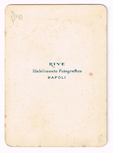 Fotografia albumina SOUVENIR POMPEI SCAVI ARCHEOLOGICI Stab RIVE Napoli fine 800 - Foto 2 di 2
