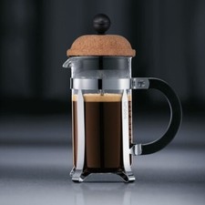 BODUM Chambord Inox & Liège. Cafetière à piston 8 tasses -1L neuve sous carton
