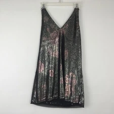 Free People Intimately Double Take Moody Floral Combo Mini Dress Womens Size S