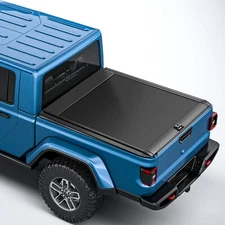 5Ft Retractable Truck Bed Cover Hard Tonneau Cover For 2020-2025 Jeep Gladiator