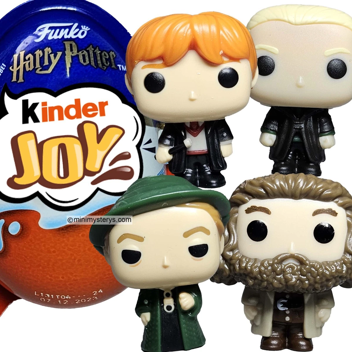 Funko Harry Potter Kinder Joy *CHOOSE YOURS* Dumbledore Luna McGonagall  Hagrid