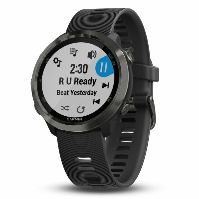 Garmin Forerunner 645 Music Black with Slate Hardware Fitness Watch - (010-01863-22)