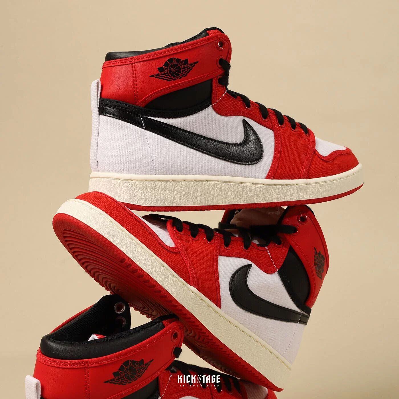 Nike AJKO 1 Air Jordan 1 KO AJ1 Chicago White Black Red 2021 Mens DA9089-100