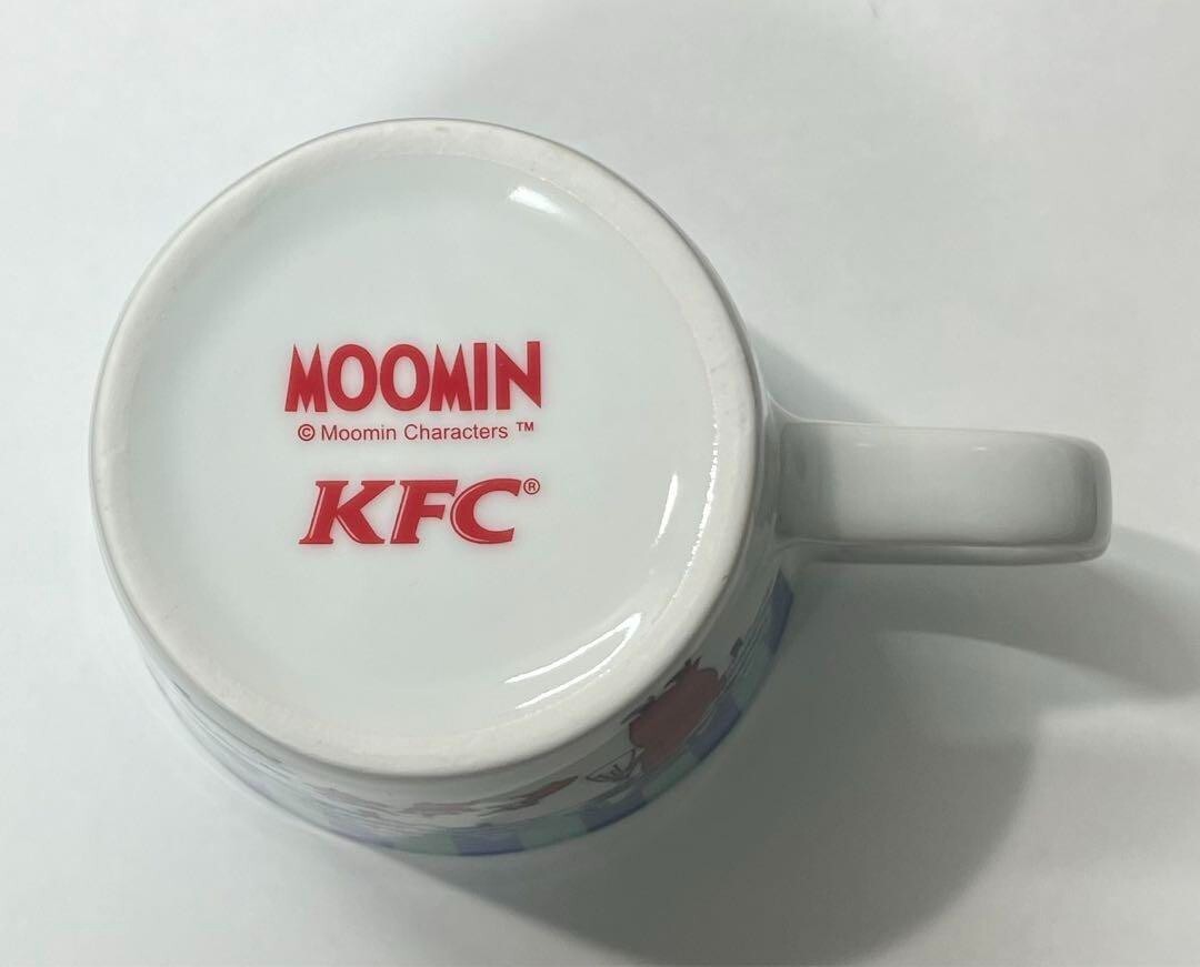 Moomin Mug Tea Cup blue KFC Limited Edition Sold at ONLY KFC Rare