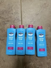 Four bottles of Bubble Squeaky Clean Bubble Bath w/fresh scent, aloe vera, vit E