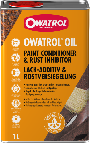 Owatrol Paint Conditioner & Rust Inhibitor paint narrow boat and yacht ...