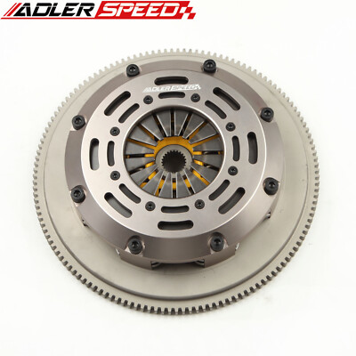 ADLERSPEED Sprung Twin Disc Clutch & Flywheel Kit For 1997-05 AUDI A4 B5 B6 1.8L