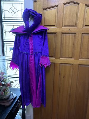 DISNEY STORE Villain MALEFICENT Costume Descendants Sleeping Beauty 9/10