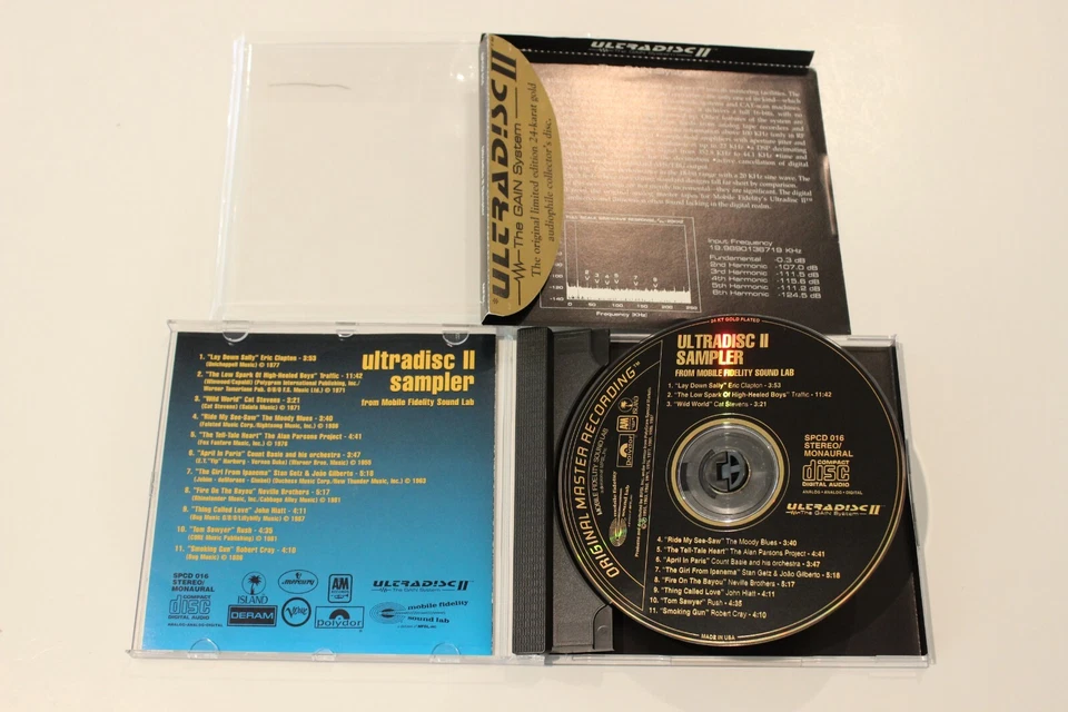 MFSL ULTRADISC II SAMPLER - MFSL CD SPCD016 with J CARD - RARE OOP - Image 3 of 4