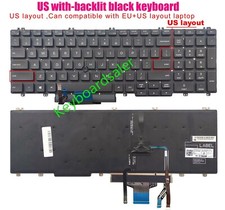 New US Backlit keyboard For Dell Latitude 5500 5501 5510 5511 Pointer 0MMH7V