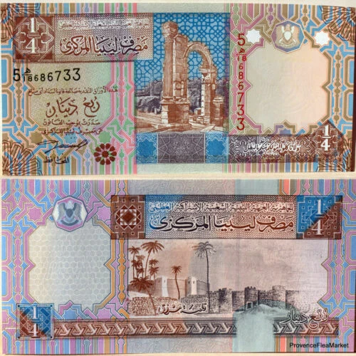 Billets d'Afrique du Nord de Libya