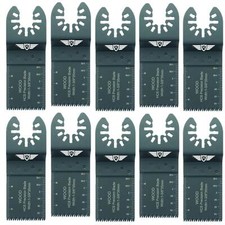 TopsTools 10 x Course Tooth Blades for Dewalt Stanley Black and Decker Multitool