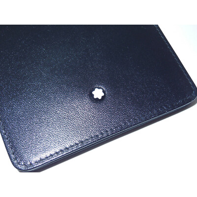 NOS* Montblanc Meisterstuck Black Leather Small Notebook/Wallet