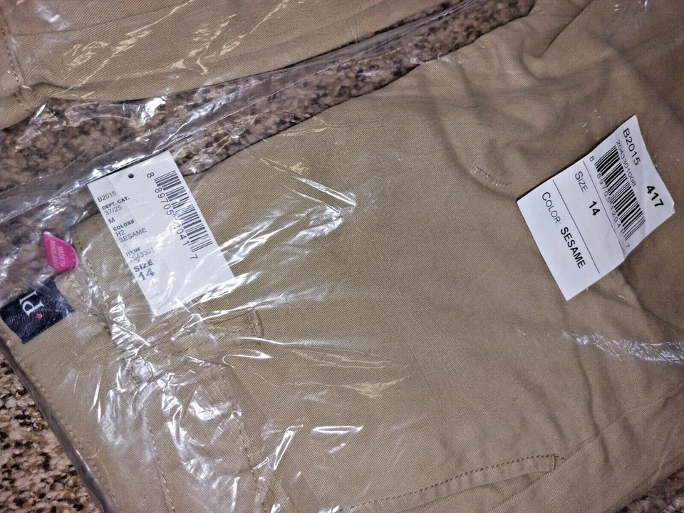 Лот из 2 новый с Ярлыками The Children's Place девочки Бермуды униформа шорты кунжут размер 14 - Изображение 3 из 3