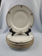 Wheeling Warwick Luncheon / Salad Plates Vintage 1940s 7 Pcs Rare HTF        12
