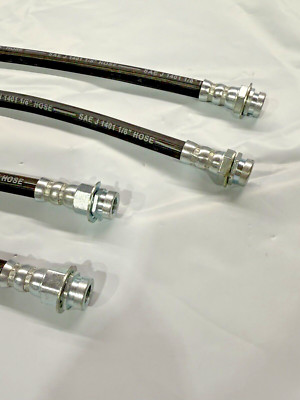 C2 65-67 Corvette Brake Hoses USA Made Corvette Brake Line Hoses 4 pcs new