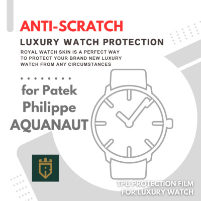 for Patek Philippe Aquanaut Royal Watch Skin Watch Protection Film Travel Time