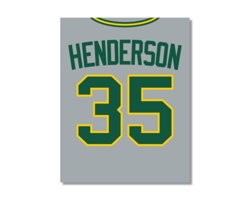RICKEY HENDERSON #35 Photo Picture OAKLAND As ATHLETICS - 8x10 11x14 16x20 (GD) - Picture 3 of 19