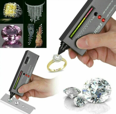 Diamanten Tester Edelstein Schmuck Tester LED Anzeige mit Schutztasche DE
