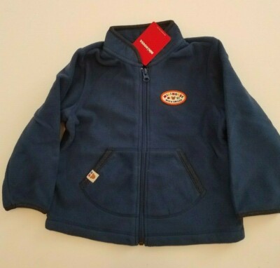 Miki House Children's Navy Blue Fleece Jacket [Sizes 130, 100, 90cm]