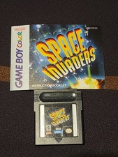 Space Invaders Authentic Nintendo Game Boy Color Game and manual
