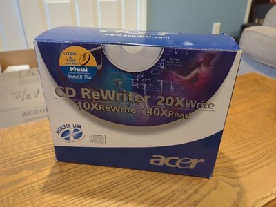 Acer CRW 2010A CD ReWriter 20x Write 10x Rewrite 40x Read 32x/w-10 Disc