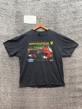 Vintage Ferrari Formula 1 Indianapolis US Grand Prix 2002 T-Shirt Black Size XL