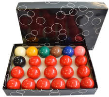 Snooker Ball Set - 2 1/4 Polyester Resin Ding...