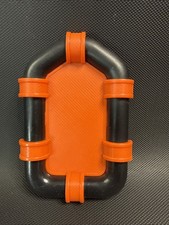 Tootsie toys Raft Orange Black Tootsietoys Made In USA Vintage Army Raft